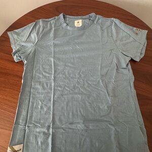 Tracksmith Sky Blue Harrier Tee in Merino Wool